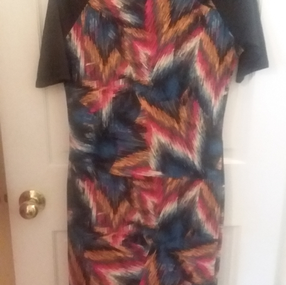 LuLaRoe Whimsical Graphic Print Dress Size Small - Picture 2 of 2